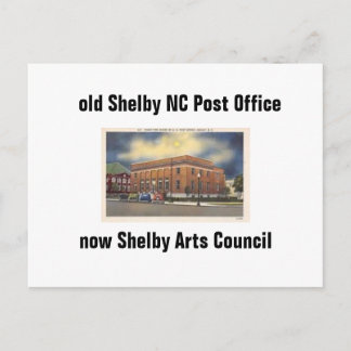 old Shelby NC Post Office postcard