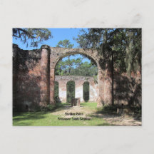 Old Sheldon Ruins Postcard