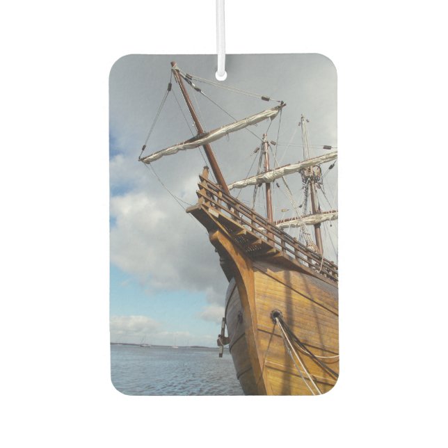 Old Ship Car Air Freshener (Front)