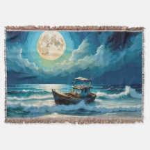 Old ship on seashore