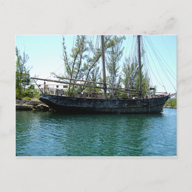 Old Ship Postcard (Front)