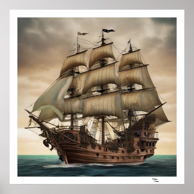 Old Ship Poster (Front)