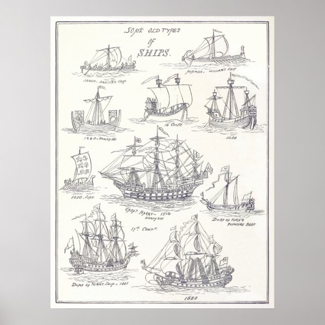 Old Ships Poster (Front)