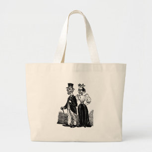 Old Skeleton Couple circa early 1900s, Mexico Large Tote Bag