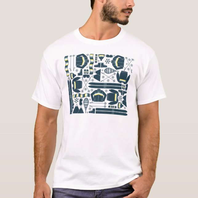 Old (Ski) School T-Shirt (Front)