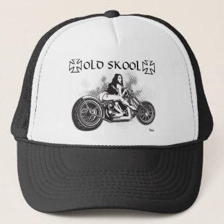Old Skool Bike Trucker Hat