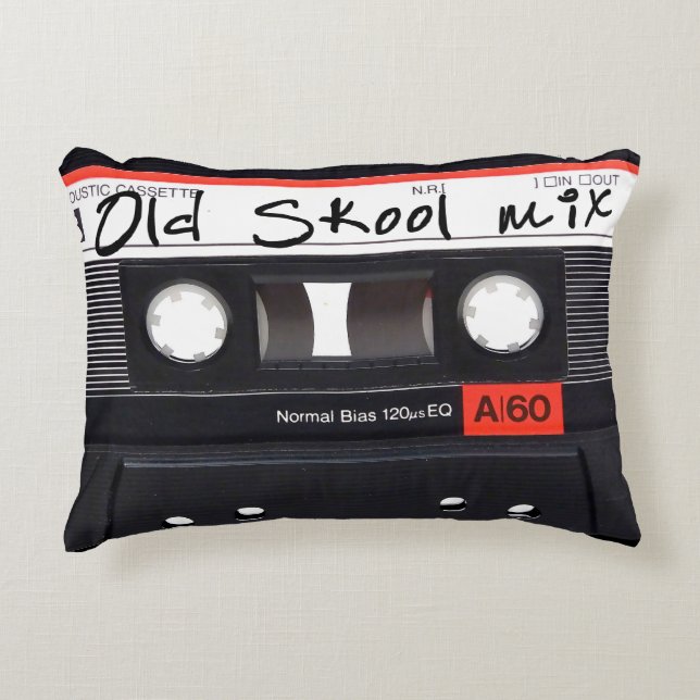 Old Skool Mix Brushed Polyester Pillow 16" x 12" (Front)