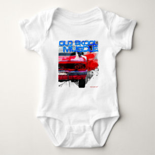 Old Skool Muscle Baby Bodysuit