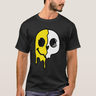 Old Skool Skull Face Original Raver Love Raving T-Shirt