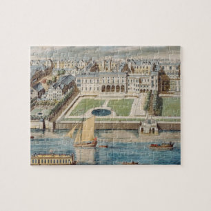 Old Somerset House on the Strand, engraved by Jean Jigsaw Puzzle
