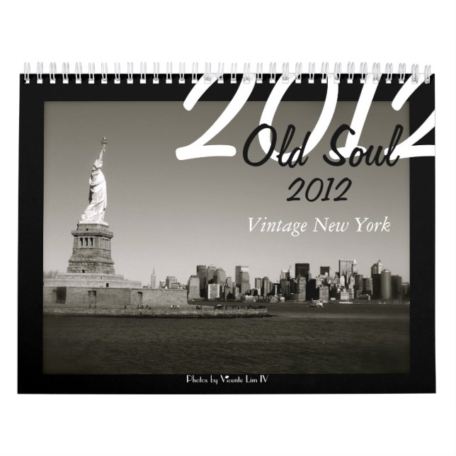 Old Soul 2012 Calendar - Vintage New York (Cover)