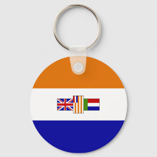 Old South African Flag Key Ring