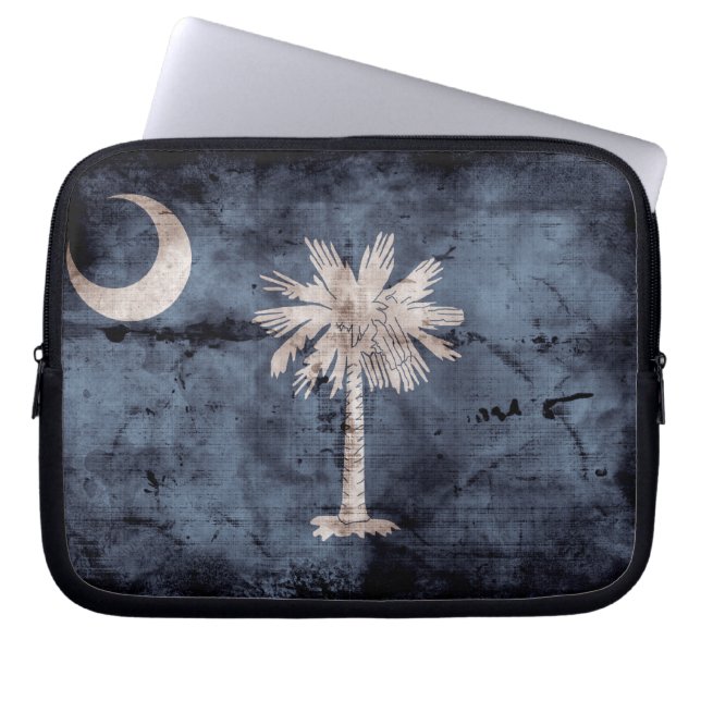 Old South Carolina Flag; Laptop Sleeve (Front)