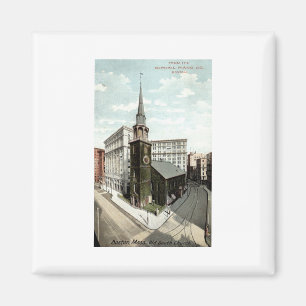 Old South Church Boston Mass. 1908 Vintage Magnet