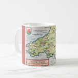 Old South Wales Map Coffee Mug<br><div class="desc">A wonderful, illustrated vintage map of South Wales repurposed!</div>