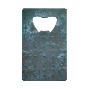 Old Spanish Copper Tarnished Metal Door