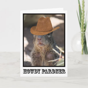 "Old Squrly" Greeting Card