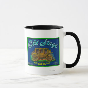 Old Stage Pear Crate LabelMedford, OR Mug
