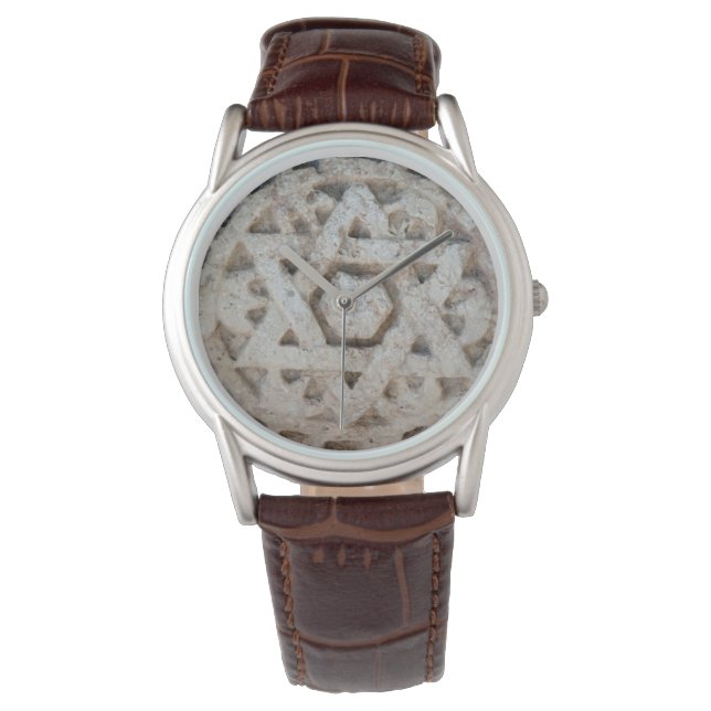 Old Star of David carving, Israel Watch (Front)