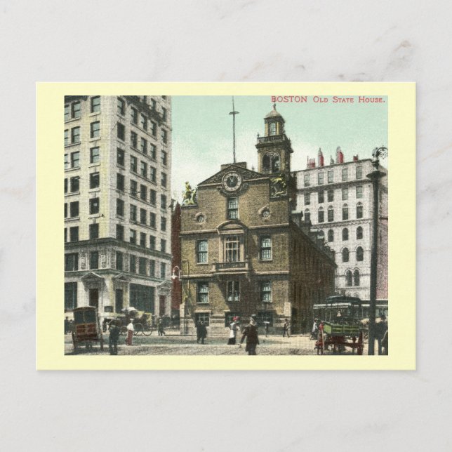 Old State House, Boston 1905 Vintage Postcard (Front)