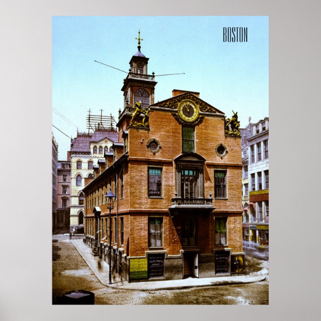 Old State House in Boston (1900) Poster (Front)