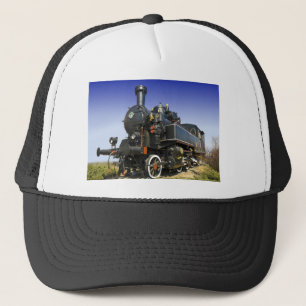 old steam locomotive trucker hat