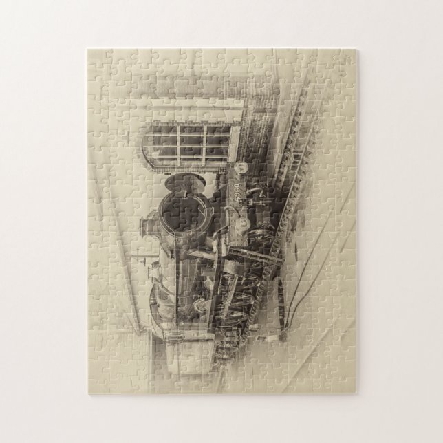 old steam train jigsaw puzzle (Vertical)