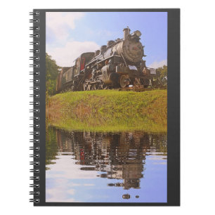 Old Steam Train Notebook