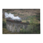 Old steam train on Glenfinnan Viaduct
