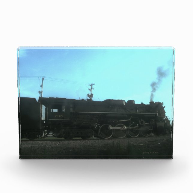 Old steam train photo block (Front)