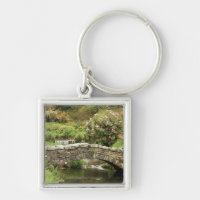 Old Stone Bridge Across A Stream In Dartmoor Park