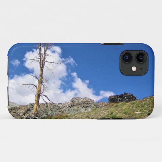 Old Stone Cabin at Gaylor Lakes, Tioga Pass, CA Case-Mate iPhone Case (Back (Horizontal))