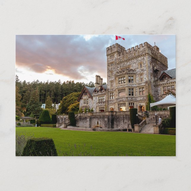 Old stone castle postcard (Front)
