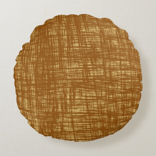 Old stone dirty grunge texture background. Digital Round Cushion (Front)