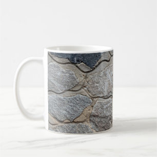Old stone masonry textureabstract, architecture, h coffee mug