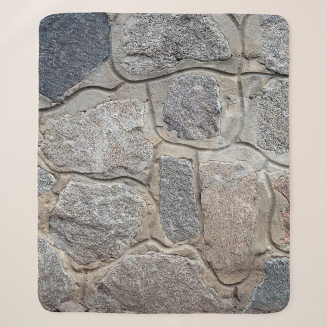Old stone masonry textureabstract, architecture, h sherpa blanket (Front)