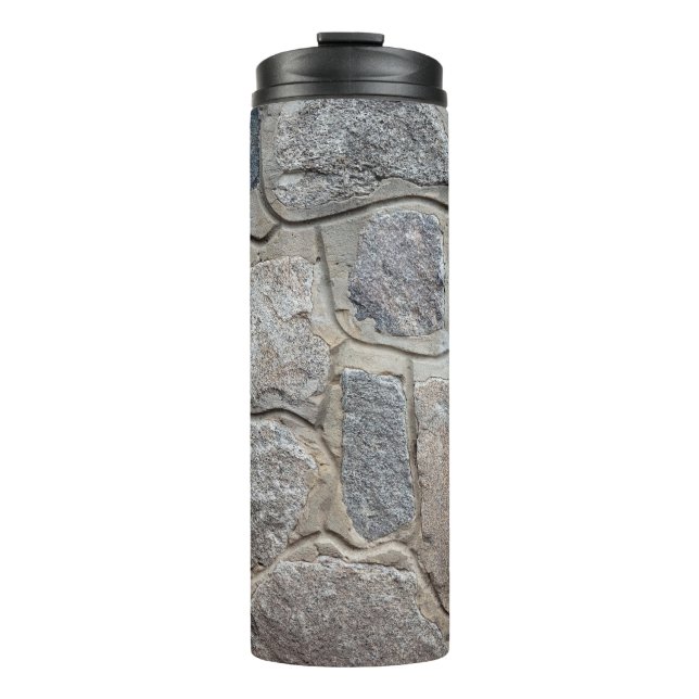 Old stone masonry textureabstract, architecture, h thermal tumbler (Front)