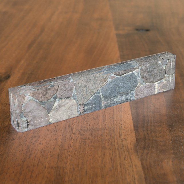 old stone nameplate (Side)