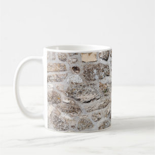 Old stone wall at belgrade fortress, belgrade ser coffee mug