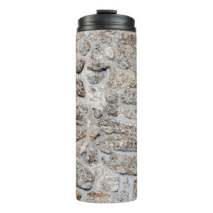 Old stone wall at belgrade fortress,  belgrade ser thermal tumbler