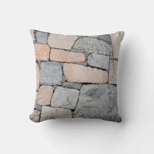 Old stone wall of ancient castle. abstract,ancient cushion