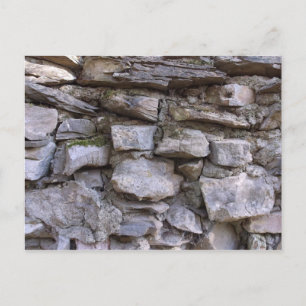 Old Stone Wall Postcard