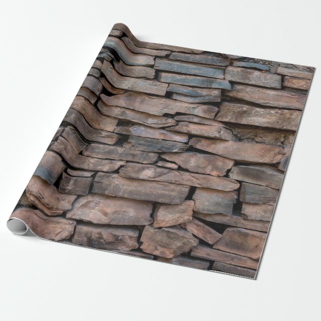 Old stone wall texture backgroundabstract, antique wrapping paper (Unrolled)