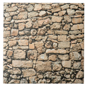 Old stone wall texture ceramic tile