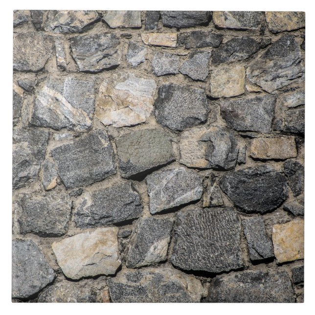 Old stone wall texture tile (Front)