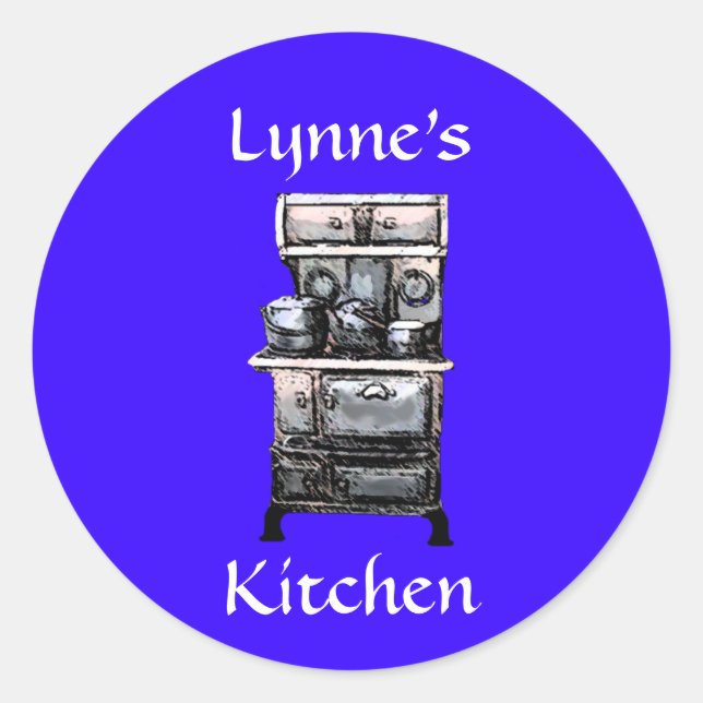 Old Stove Personalised stickers (Front)