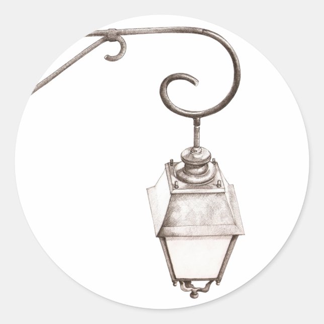 Old Street Light Sticker (Front)