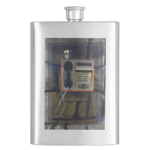 Old Street Telephone Hip Flask