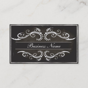 Old style Business Card 2 sides Template