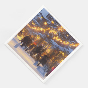 Old Style Christmas  Napkin